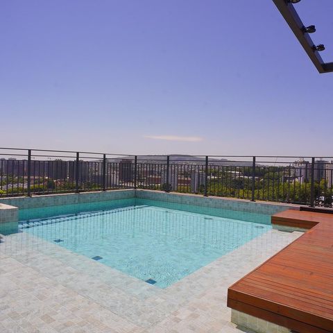 Apartamento à venda com 29m², 1 quarto e sem vaga Apartamento à venda com 29m², 1 quarto e sem vagaÁrea comum - Piscina