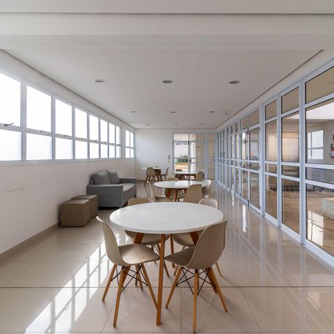 Studio à venda com 28m², 1 quarto e sem vagaÁrea comum - Salão de festas