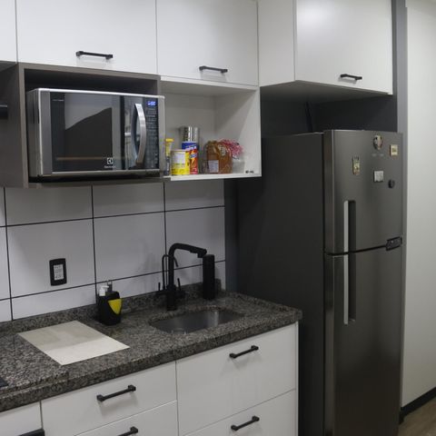Studio à venda com 36m², 1 quarto e 1 vagaCozinha