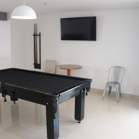 Studio à venda com 36m², 1 quarto e 1 vagaSalão de jogos