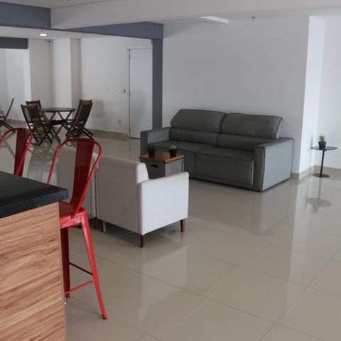 Studio à venda com 36m², 1 quarto e 1 vagaÁrea comum - Salão de festas