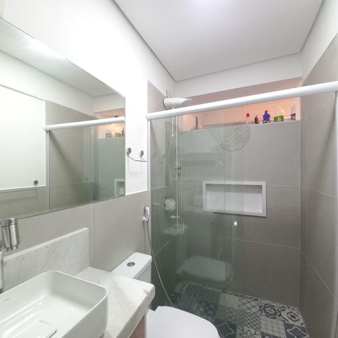 Apartamento para alugar com 43m², 1 quarto e 1 vaga Apartamento para alugar com 43m², 1 quarto e 1 vagaBanheiro