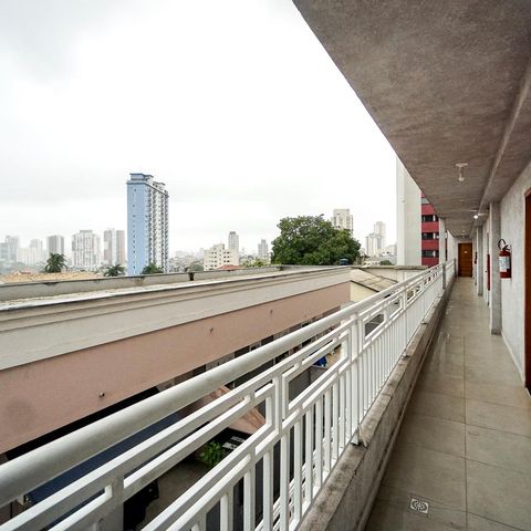 Apartamento para alugar com 33m², 1 quarto e sem vaga Apartamento para alugar com 33m², 1 quarto e sem vagaCorredor externo