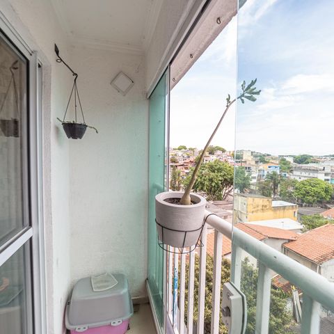Apartamento à venda com 50m², 2 quartos e 1 vagaVaranda