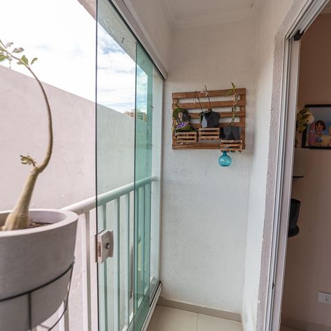 Apartamento à venda com 50m², 2 quartos e 1 vagaVaranda