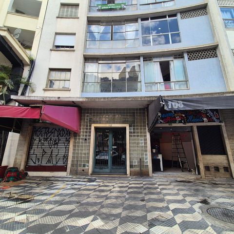 Apartamento à venda com 70m², 1 quarto e sem vaga Apartamento à venda com 70m², 1 quarto e sem vagaFachada do Prédio - Detalhe