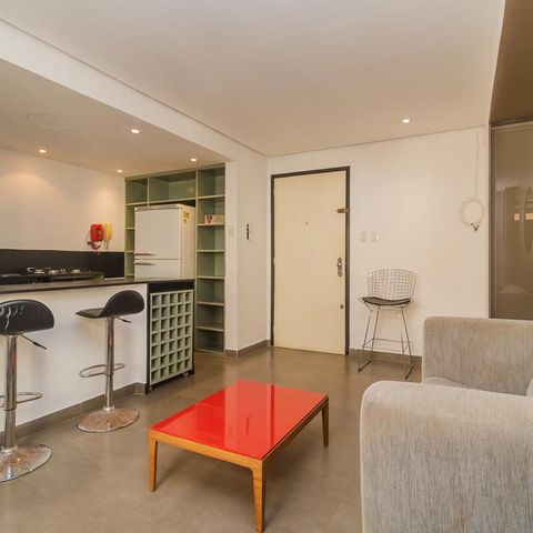 Studio à venda com 43m², 1 quarto e sem vaga