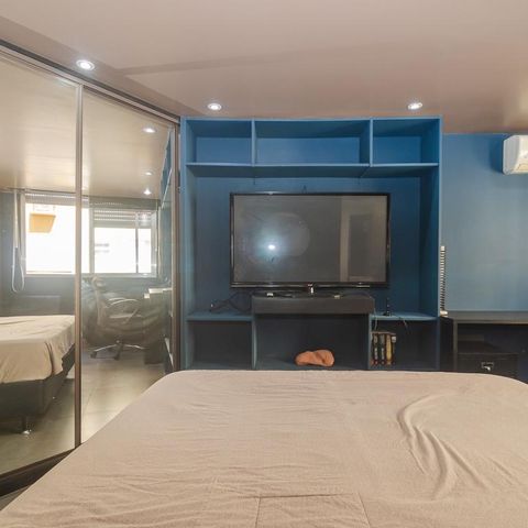 Studio à venda com 43m², 1 quarto e sem vaga