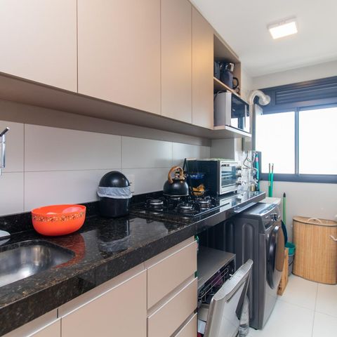 Apartamento à venda com 58m², 2 quartos e 1 vagaCozinha