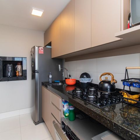 Apartamento à venda com 58m², 2 quartos e 1 vagaCozinha
