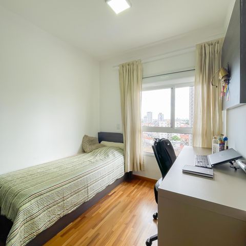 Apartamento à venda com 99m², 3 quartos e 2 vagasQuarto 3