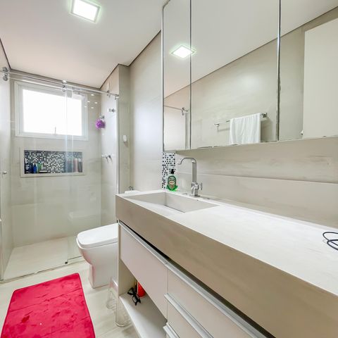 Apartamento à venda com 99m², 3 quartos e 2 vagasBanheiro da Suíte