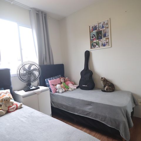 Apartamento à venda com 40m², 2 quartos e 1 vagaQuarto 01