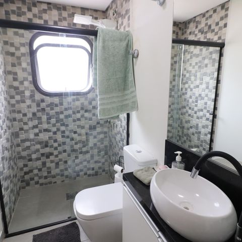 Apartamento para alugar com 300m², 3 quartos e 2 vagasBanheiro da Suíte 1