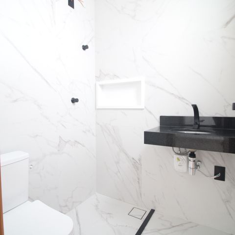 Apartamento à venda com 155m², 3 quartos e 2 vagasBanheiro da suíte 3