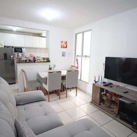 Apartamento à venda com 44m², 2 quartos e 1 vagaSala