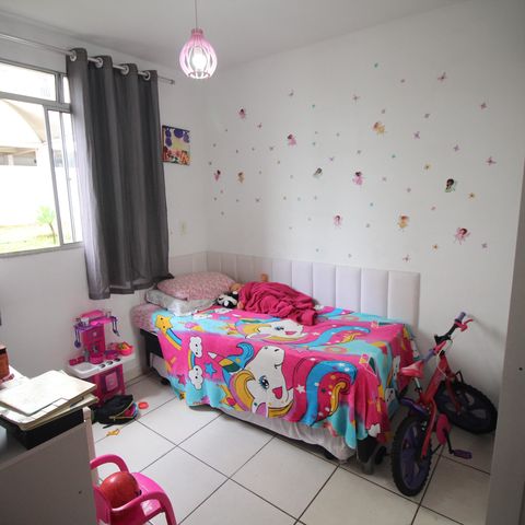 Apartamento à venda com 44m², 2 quartos e 1 vagaQuarto 1