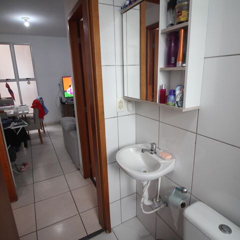 Apartamento à venda com 44m², 2 quartos e 1 vagaBanheiro