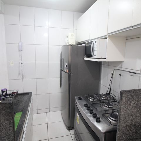 Apartamento à venda com 44m², 2 quartos e 1 vagaCozinha e Área de Serviço