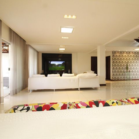 Casa para alugar com 449m², 5 quartos e 2 vagasDetalhe Sala de jantar
