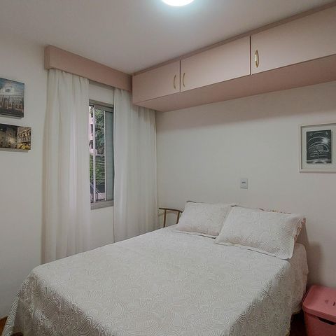 Apartamento à venda com 84m², 2 quartos e 1 vagaQuarto 2