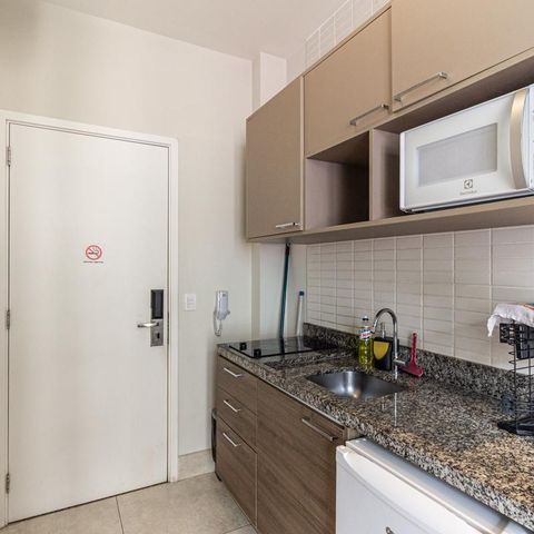 Studio à venda com 22m², 1 quarto e sem vaga Studio à venda com 22m², 1 quarto e sem vagaCozinha