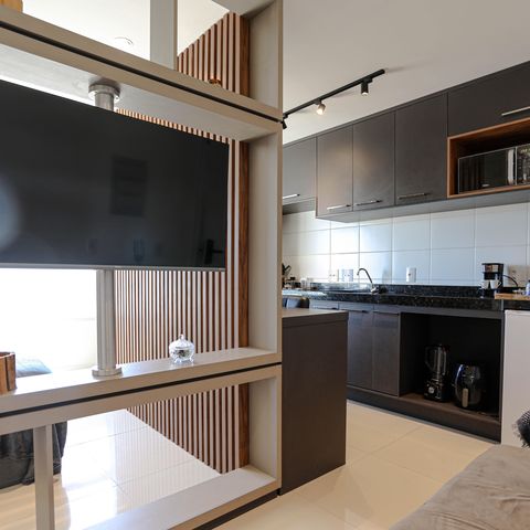 Apartamento para alugar com 27m², 1 quarto e 1 vaga Apartamento para alugar com 27m², 1 quarto e 1 vagaSala