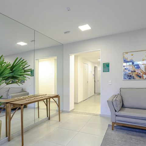 Apartamento para alugar com 27m², 1 quarto e 1 vaga Apartamento para alugar com 27m², 1 quarto e 1 vagaÁrea Comum