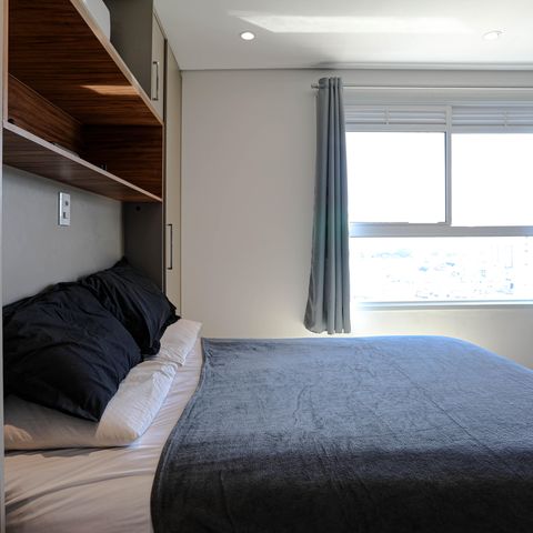 Apartamento para alugar com 27m², 1 quarto e 1 vaga Apartamento para alugar com 27m², 1 quarto e 1 vagaDormitório