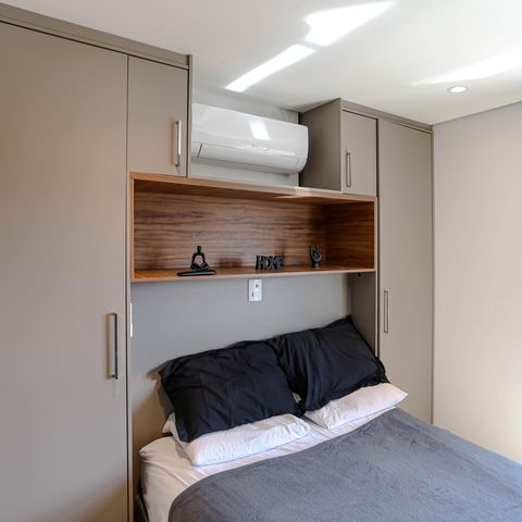 Apartamento para alugar com 27m², 1 quarto e 1 vaga Apartamento para alugar com 27m², 1 quarto e 1 vagaDormitório