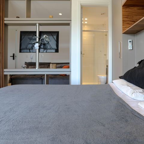 Apartamento para alugar com 27m², 1 quarto e 1 vaga Apartamento para alugar com 27m², 1 quarto e 1 vagaDormitório