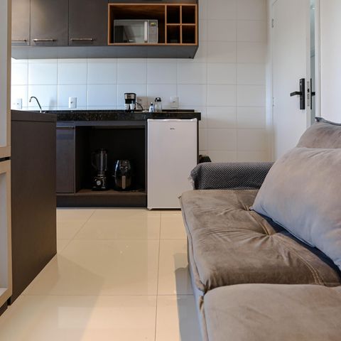 Apartamento para alugar com 27m², 1 quarto e 1 vaga Apartamento para alugar com 27m², 1 quarto e 1 vagaSala