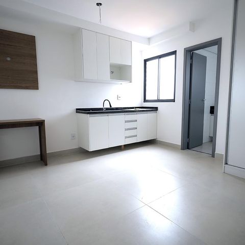 Apartamento à venda com 23m², 1 quarto e sem vaga Apartamento à venda com 23m², 1 quarto e sem vagaSala, Cozinha, Quarto