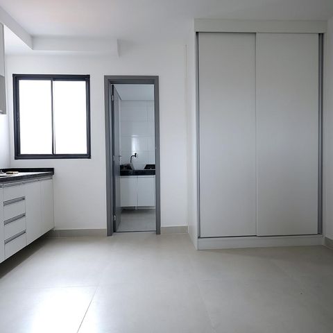 Apartamento à venda com 23m², 1 quarto e sem vaga Apartamento à venda com 23m², 1 quarto e sem vagaSala, Cozinha, Quarto