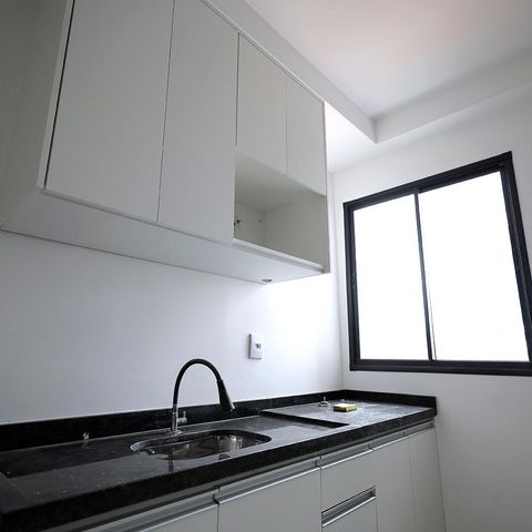 Apartamento à venda com 23m², 1 quarto e sem vaga Apartamento à venda com 23m², 1 quarto e sem vagaSala, Cozinha, Quarto