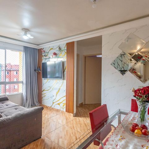Apartamento à venda com 46m², 2 quartos e 1 vaga Apartamento à venda com 46m², 2 quartos e 1 vagaSala