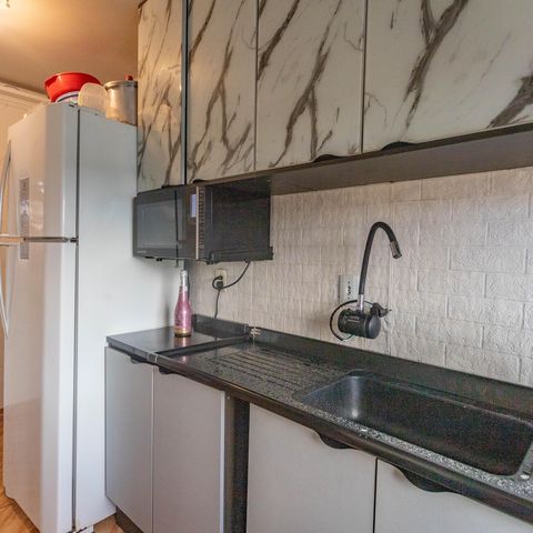 Apartamento à venda com 46m², 2 quartos e 1 vaga Apartamento à venda com 46m², 2 quartos e 1 vagaCozinha