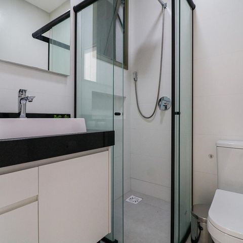Apartamento para alugar com 74m², 2 quartos e 2 vagas Apartamento para alugar com 74m², 2 quartos e 2 vagasBanheiro