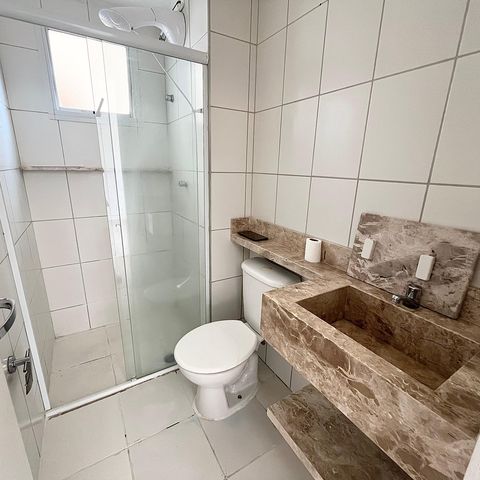 Apartamento para alugar com 58m², 2 quartos e 1 vaga Apartamento para alugar com 58m², 2 quartos e 1 vagaBanheiro