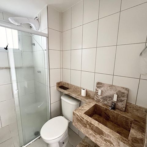 Apartamento para alugar com 58m², 2 quartos e 1 vaga Apartamento para alugar com 58m², 2 quartos e 1 vagaBanheiro