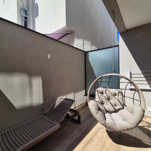 Studio à venda com 45m², 1 quarto e 1 vaga