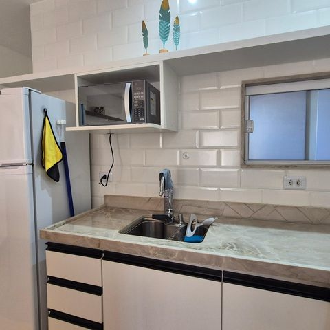 Studio à venda com 45m², 1 quarto e 1 vaga