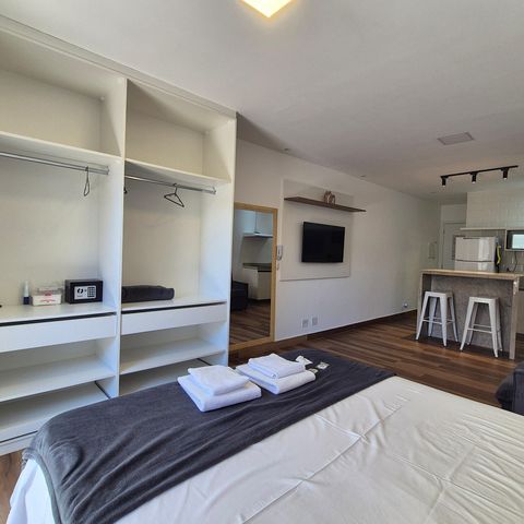 Studio à venda com 45m², 1 quarto e 1 vaga