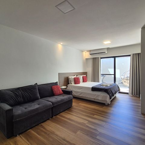 Studio à venda com 45m², 1 quarto e 1 vaga