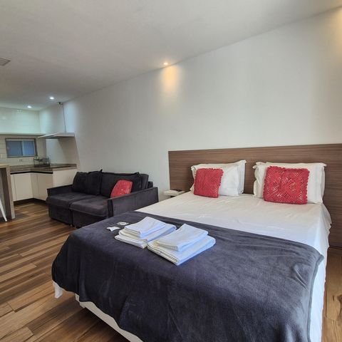 Studio à venda com 45m², 1 quarto e 1 vaga