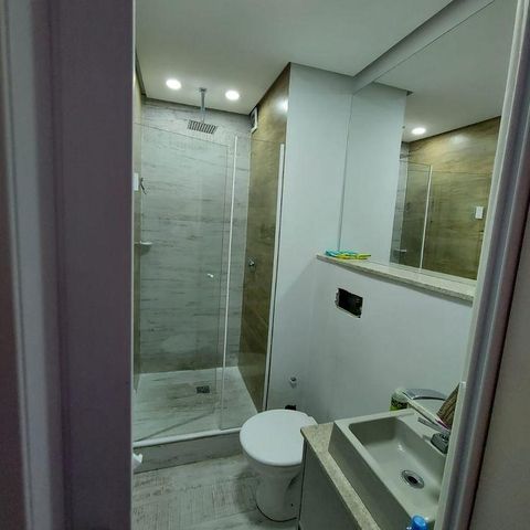 Apartamento para alugar com 46m², 1 quarto e sem vaga Apartamento para alugar com 46m², 1 quarto e sem vagaBanheiro