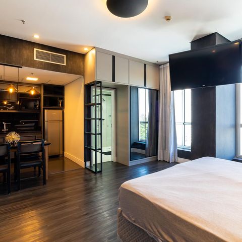 Apartamento à venda com 36m², 1 quarto e 1 vagaQuarto e Sala