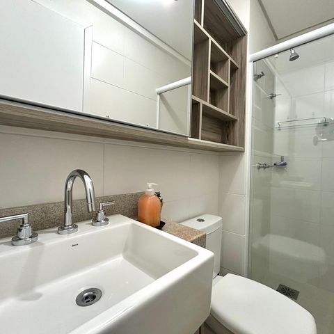 Apartamento para alugar com 80m², 2 quartos e 2 vagas Apartamento para alugar com 80m², 2 quartos e 2 vagasBanheiro suíte