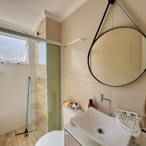 Apartamento para alugar com 44m², 2 quartos e sem vaga Apartamento para alugar com 44m², 2 quartos e sem vagaBanheiro