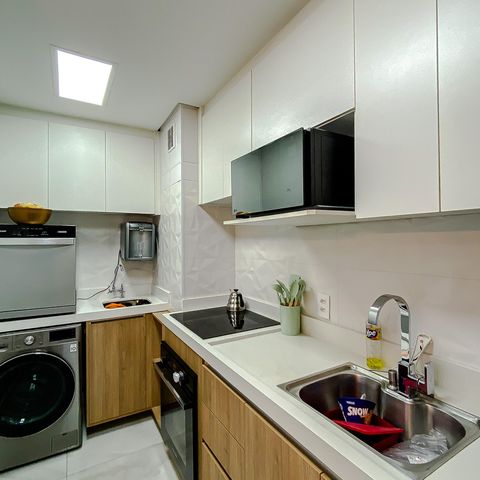 Apartamento à venda com 38m², 2 quartos e 1 vagaCozinha e Área de Serviço